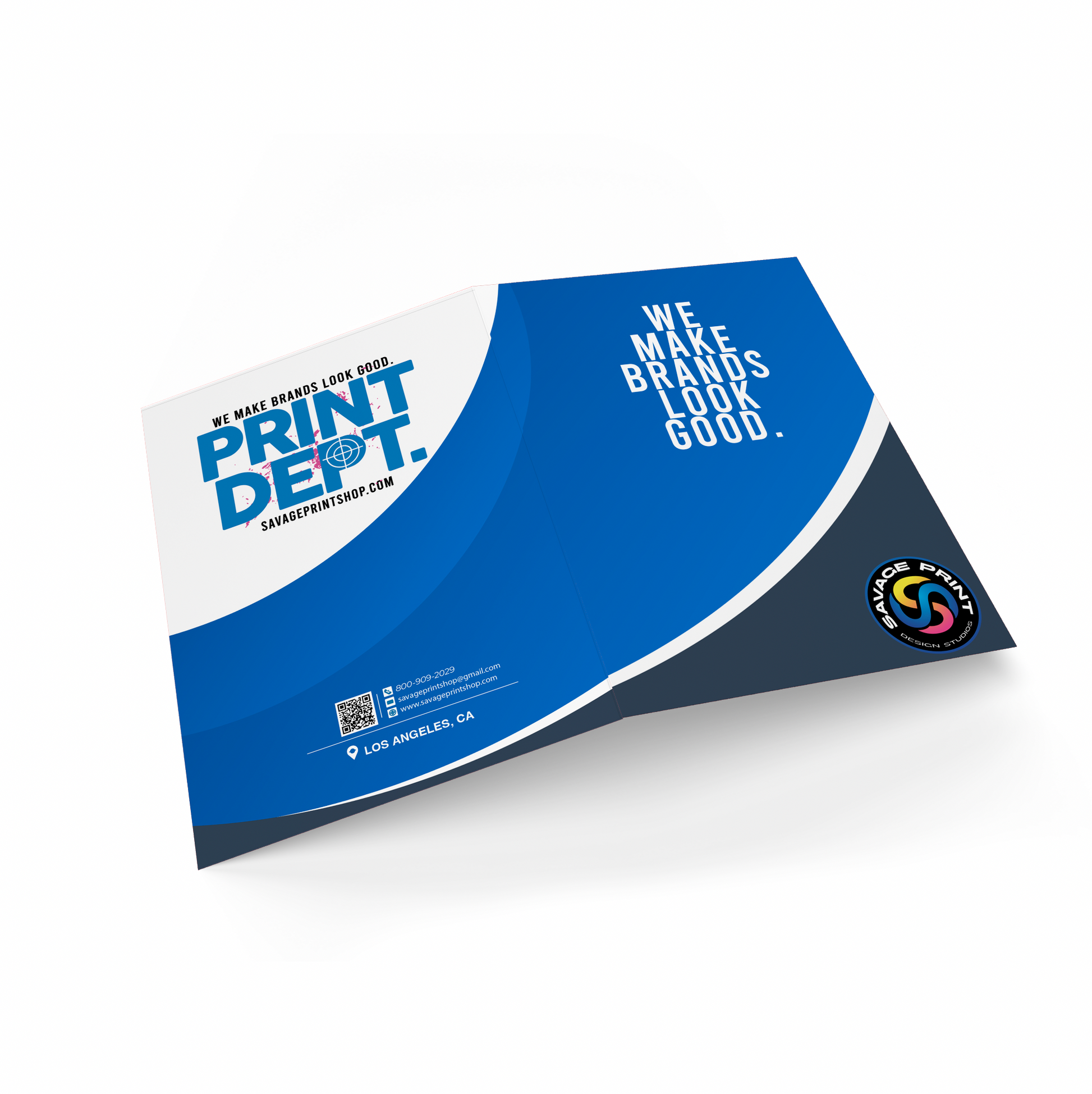 Presentation Folders | Full Color with Business Card Slit